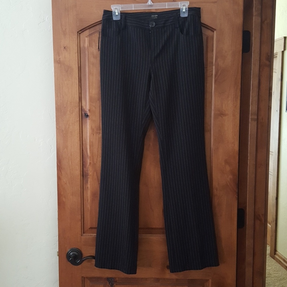 "Nicole" black dress pants, Size 4